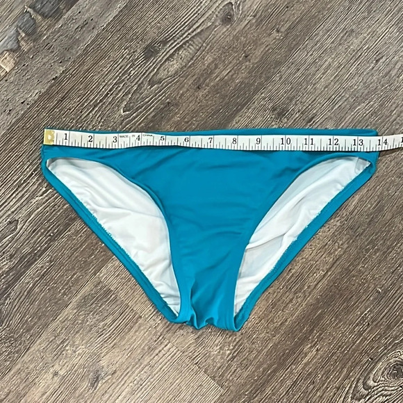 Michael Michael Kors Bikini Bottom Deep Turquoise Swimsuit Cruise Pool Sz XS - Picture 5 of 6